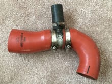 3 door boost hose that someone has cut to fit a dump valve. £30 posted.