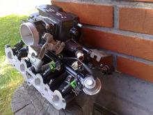 Intake manifold, sandblastet &amp; painted