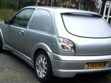 Fiesta with a chainge of wheels and rear lights