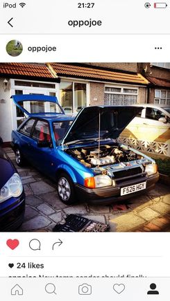 This was the car while it was on the road last year