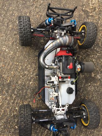 Losi DBXL 34cc fully ported, should knock on door of 8.5 bhp