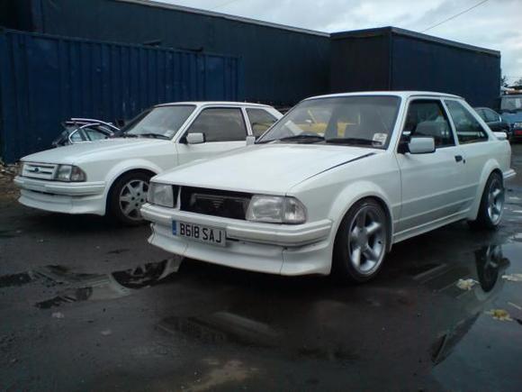 my baby on cossie rims and my other standard series 1