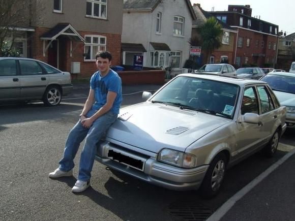 me and car