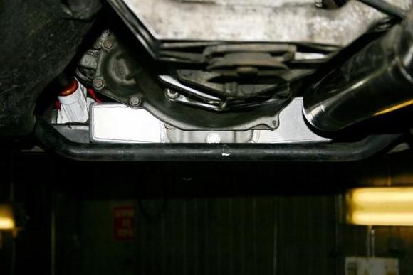 buffled sump and white steering rack