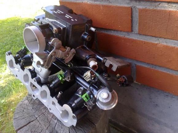 Intake manifold, sandblastet &amp; painted
