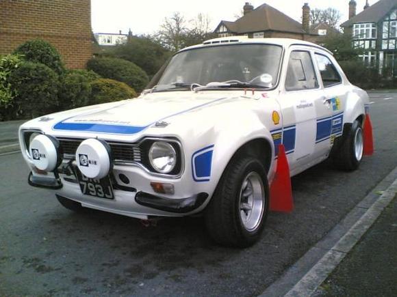 mk1 escort full group4 rally car 2.1 xe engine on 45's 206 bhp