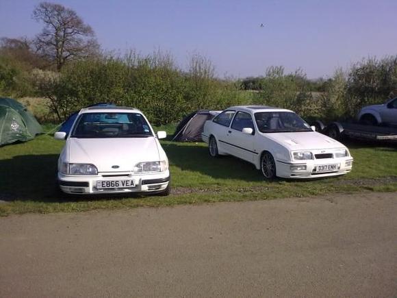 Me and me mate at Santa Pod 09
