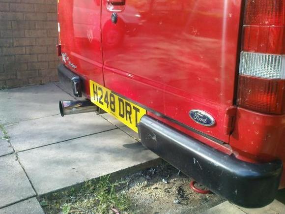 Does the exhaust come out too far?