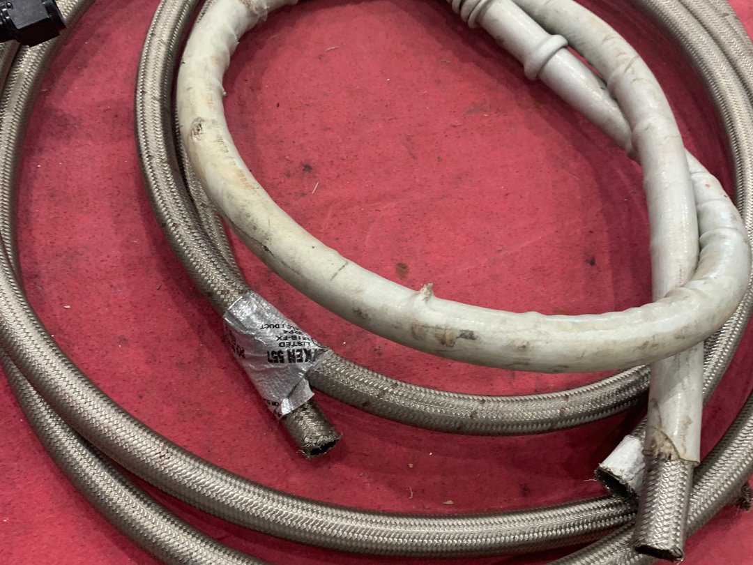 10AN Stainless Steel Braided Fuel Line Lot of 8 for Sale in SILVIS, IL