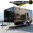 2025 7' X 14' Hero Cargo Trailer w/Medium Duty Ramp Door