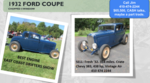 1932 Ford chopped coupe 614 miles