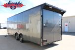 28' Charcoal Blackout Race Trailer @ Wacobill.com  for sale $26,995 