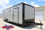 28' Battleship Gray Race Trailer @ Wacobill.com  for sale $27,995 