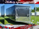 2022 Lightning Trailers LTFES 8'x20' TA Snowmobile Trailer 