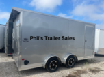  7.5X14 ENCLOSED TRAILER /ALL ALUMINUM / MOTORCYCLE TRAILER   for sale $11,999 