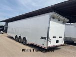 34' ENCLOSED 2 CAR HAULER HAULMARK RACE TRAILER   for sale $28,500 