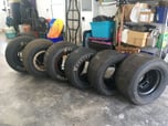 6 racing tires on wheels.   for sale $250 