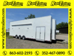 2023 8.5x34 Vintage Stacker Race Trailer - Electric Awning  for Sale $99,999