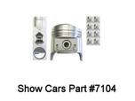 CHEVROLET 348 AND 409 CAST PISTONS STD,.020,.030.,.040,.060  for sale $430 