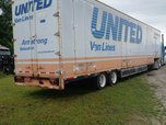 2 Drop frame moving trailers one with ramps  for sale $8,000 