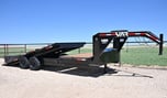2023 VAR Gooseneck Car Trailer w/ Hydraulic Tilt Deck 24'  for sale $11,900 