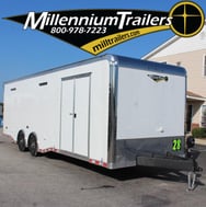 Enclosed Race Trailer 2024 28' Edge Fully Loaded