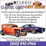Farris Insurance Agency .. for CLASSIC CARS & HOT RODS !!!  for sale $0 