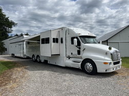 Toter Home with 34 foot trailer   for sale $175,000 