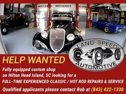 HELP WANTED - CLASSIC / HOT ROD TECH 