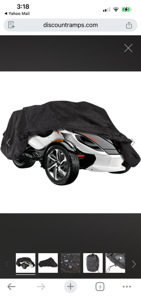 NIB, Can-Am Black Widow Car Covers 