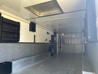 AVAILABLE NOW!!  2007 LIFT GATE Stacker Race Trailer 