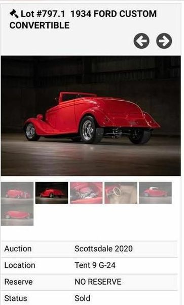 1934 FORD CUSTOM for Sale $49,999