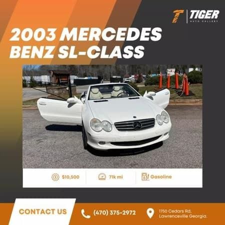 2003 Mercedes-Benz SL-Class  for Sale $10,500 