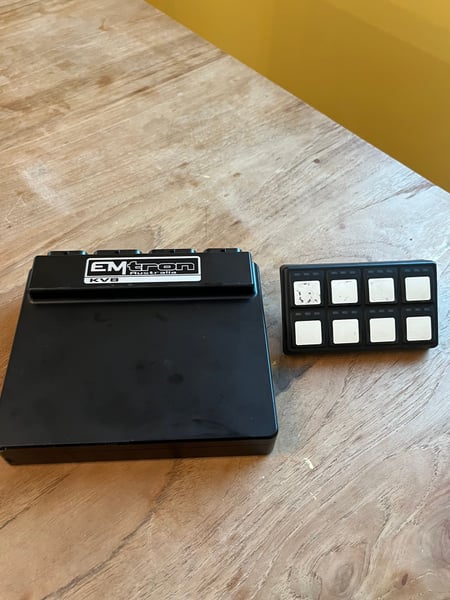 Emtron KV8 ECU and Emtron Button Box  for Sale $2,000 