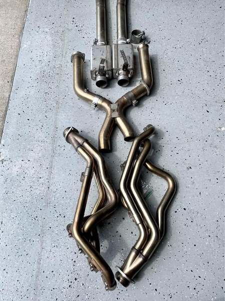 Cobra Kooks Headers and X Pipe plus Mufflers  for Sale $1,400 