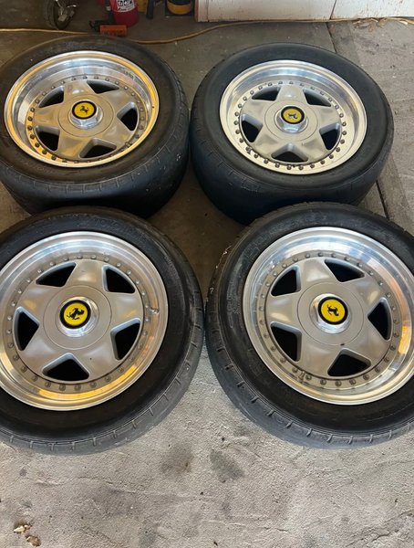 Ferrari 308 Speed line wheels 16X7 and  16X8  Three Piece   for Sale $3,900 