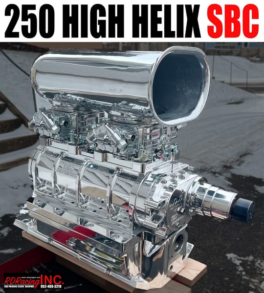 3321 HIGH HELIX SBC BLOWER SHOP SUPERCHARGER 250 8MM 2V COMB  for Sale $9,899 