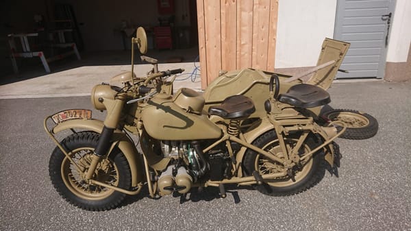 1943 BMW R75 MILITARY MOTORCYCLE