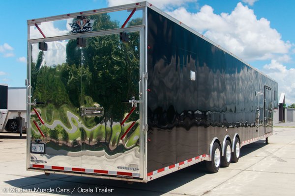 2020 Vintage 3-Car Wedge Transport Trailer for Sale $55,900