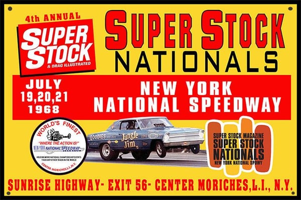 Super Stock Nationals Banner  for Sale $39.95 