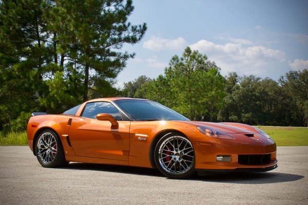 2008 Corvette Z06 "ATOMIC ORANGE" 530HP  for Sale $46,000 