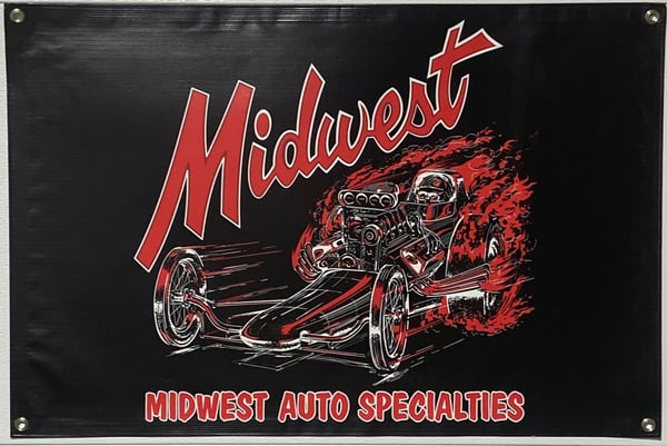 Garage Banner Collection from MERCHANTS OF SPEED  for Sale $39.95 