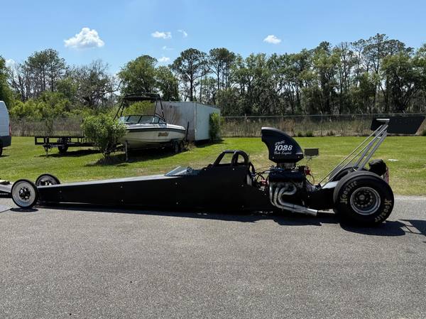 Dragster,Trailer and Harley Davidson Road Glide