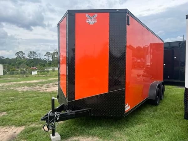 2022 Patriot Cargo 7x16 Ft Motorcycle Trailer  for Sale $7,895 