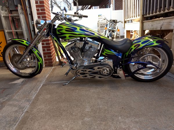 Venom ProStreet chopper. Custom Big Bear.