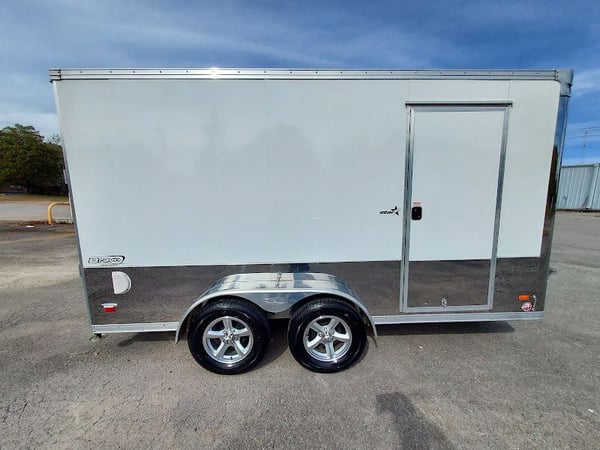 2019 Bravo All Aluminum 7X14 Motorcycle Trailer  for Sale $15,500 