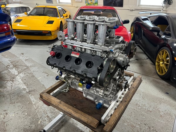Ferrari IMSA 3.4 V8 race engine