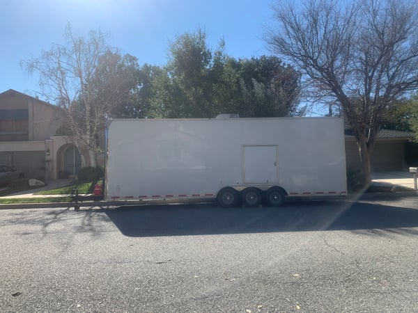 2017 30’ Millenium enclosed car trailer w happyjack bed li