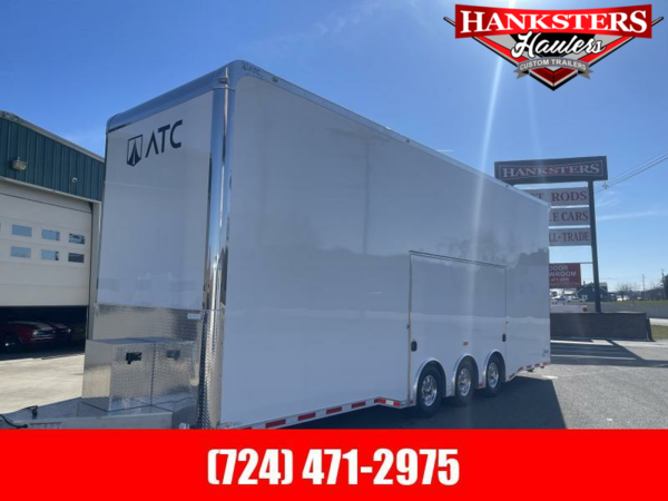 ATC 8.5X30 ROM-800 ALUMINUM STACKER ENCLOSED CAR TRAILER