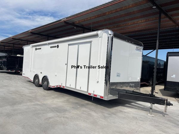 28' RACE TRAILER ENCLOSED CAR HAULER HAULMARK EDGE PRO SERIE  for Sale $35,999 